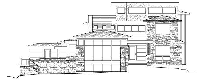 front elevation of 4351 Cedar Avenue, Denver, CO